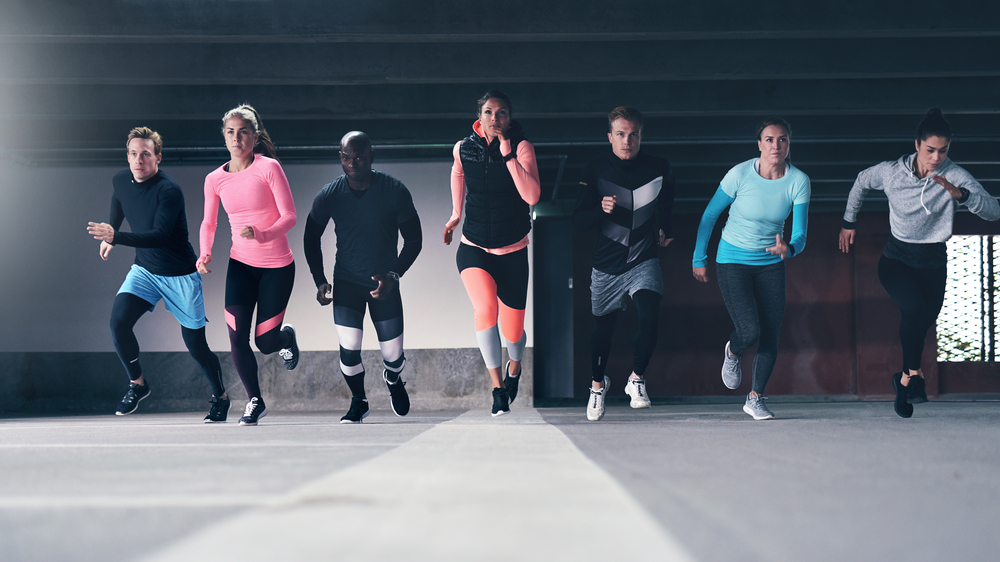 Smartwatch group running